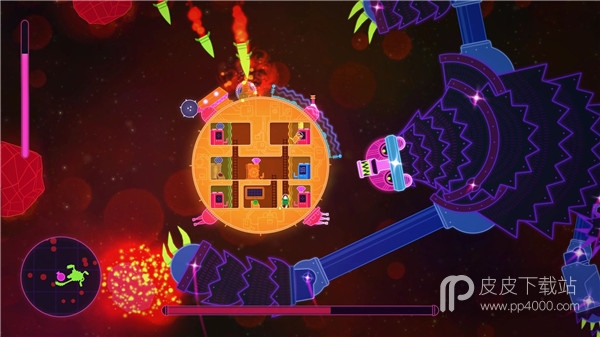 Lovers in a Dangerous Spacetime