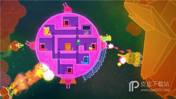 Lovers in a Dangerous Spacetime