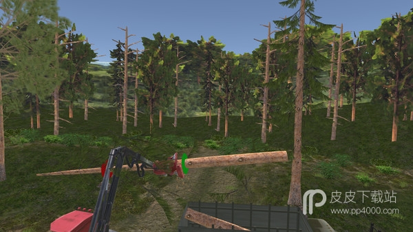 Forest Harvester Tractor 3D