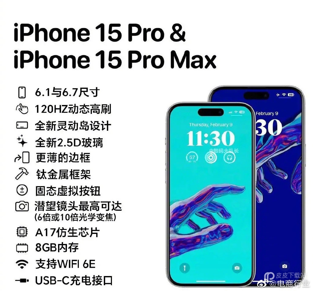 iPhone15Pro改用USBC端口分享