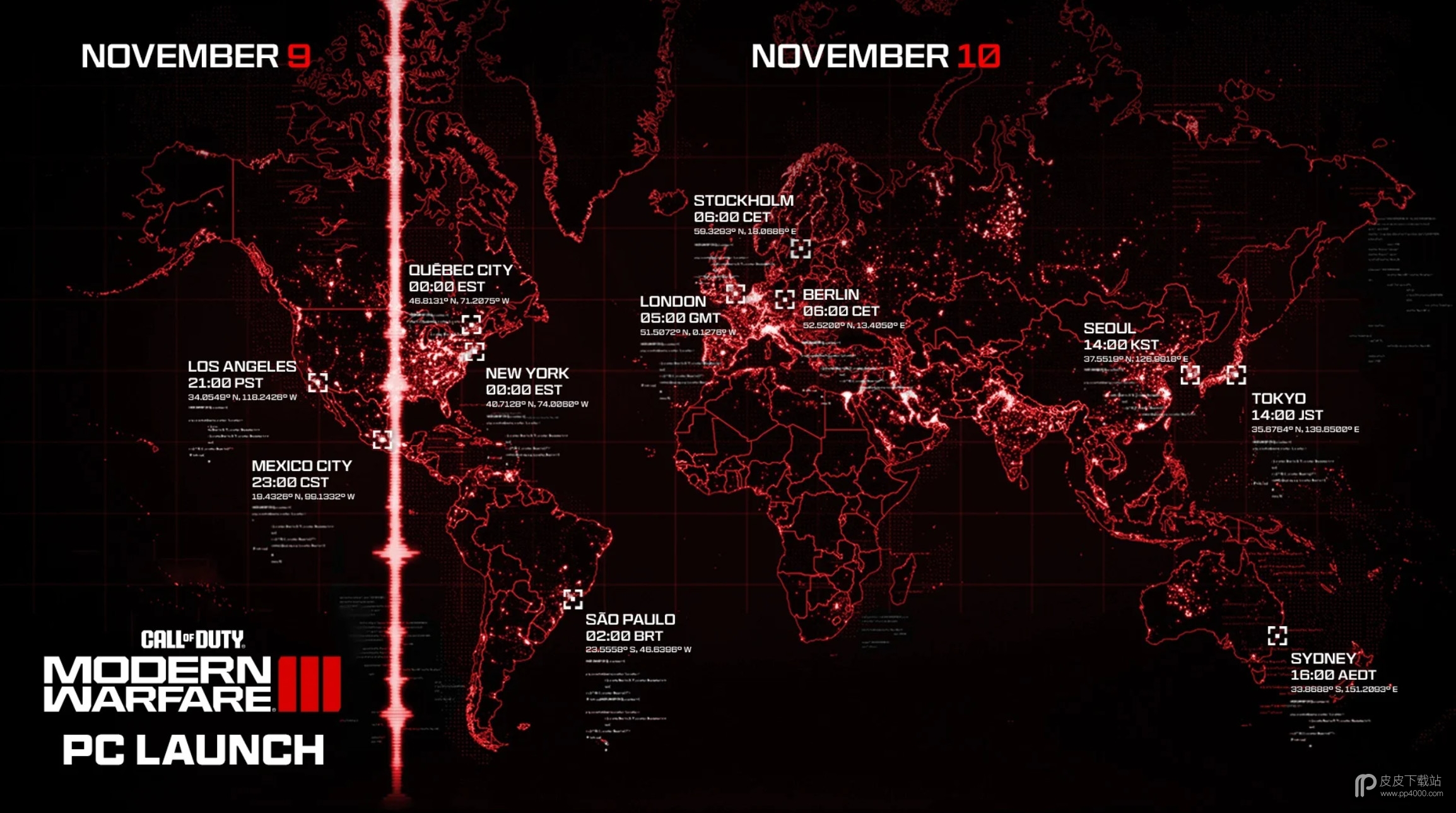 《使命召唤：现代战争3》预载和解锁时间公布详情