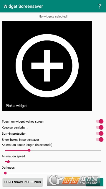 Widget Screensaver(屏幕保护程序)