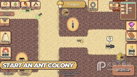 Pocket Ants Colony Simulator