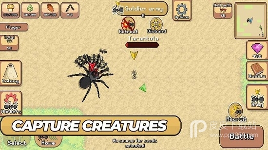 Pocket Ants Colony Simulator